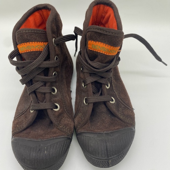 Bensimon Brown Suede Sneakers - Picture 1 of 6